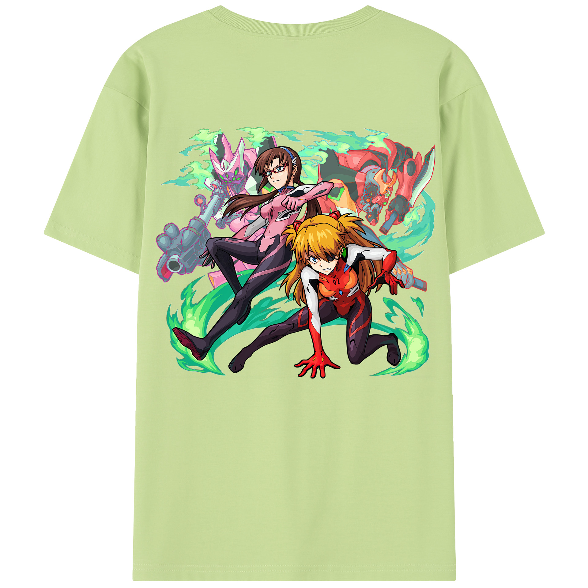 （画像用） EVA 新世紀エヴァンゲリオン 綿100％半袖Tシャツ（背面プリント）